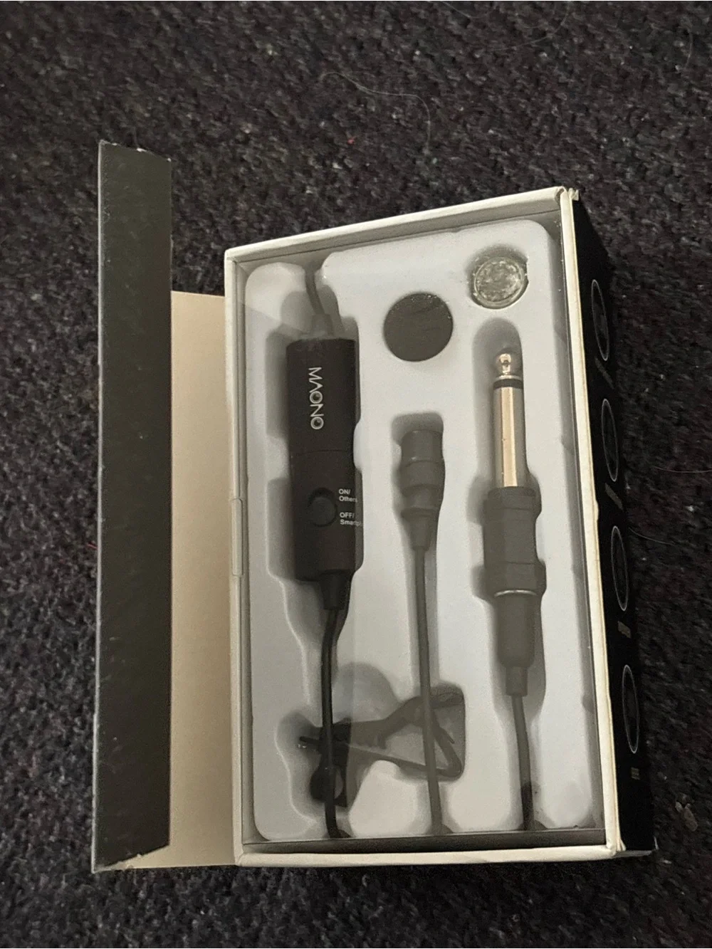 Macno Lavaliere Microphone - Black - Picture 3 of 5